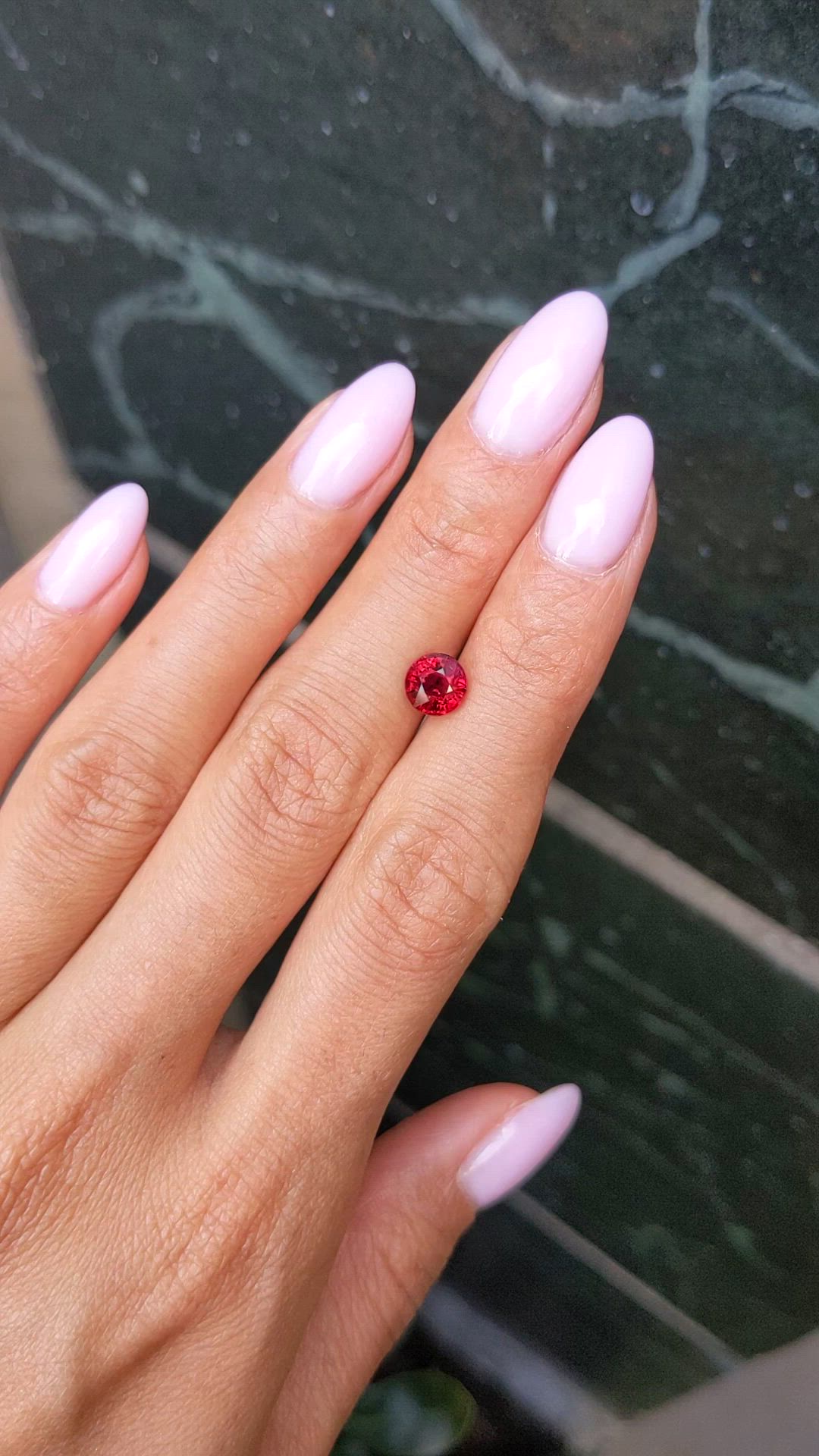 1.56 Ct. Ruby from Mozambique Size Video