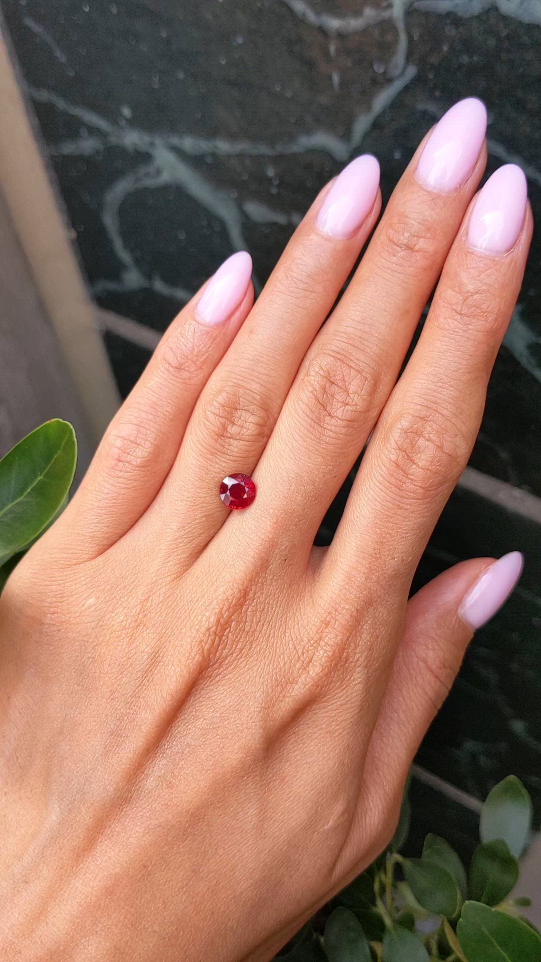 1.45 Ct. Ruby from Mozambique Size Video