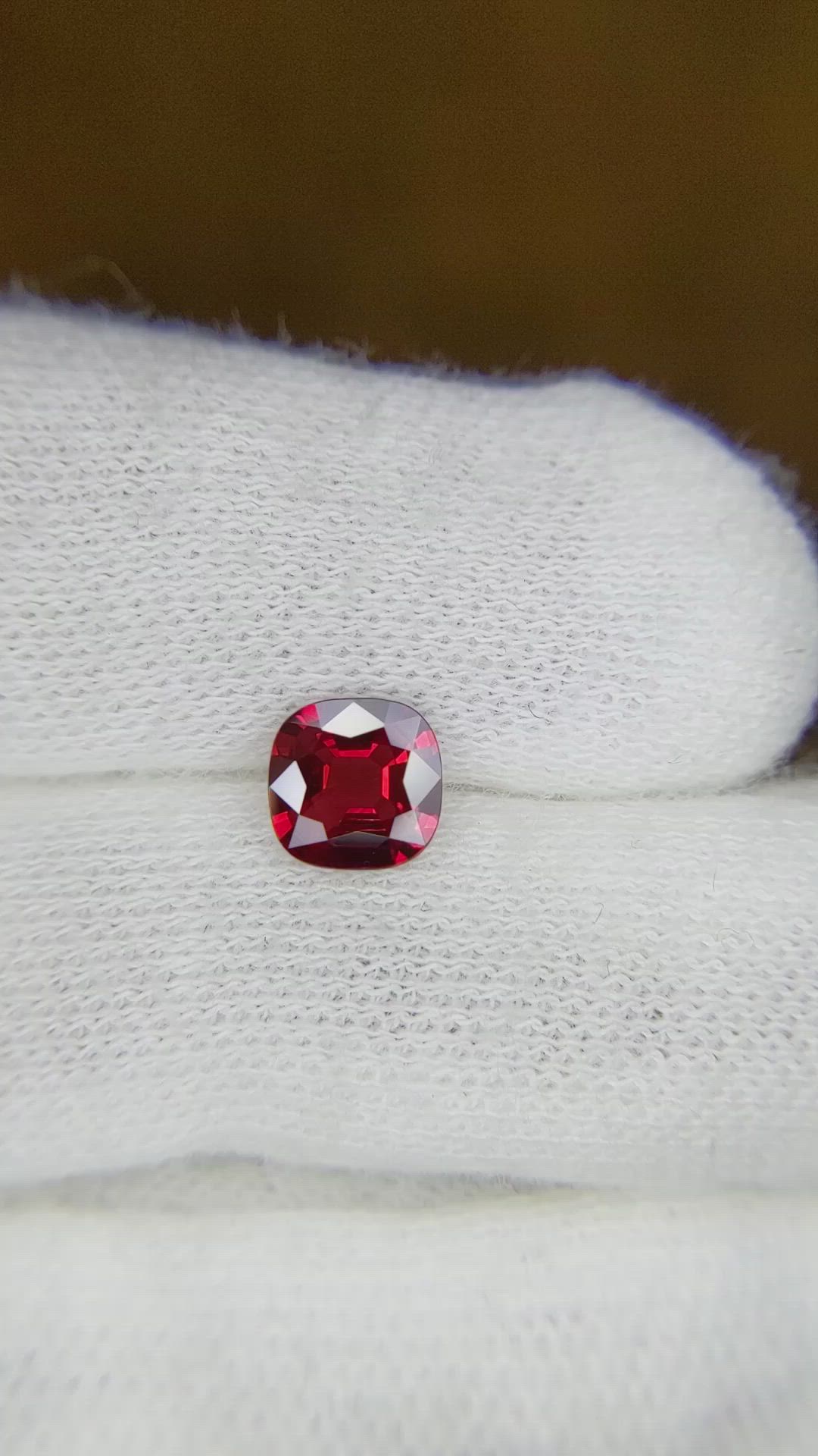 0.86 Ct. Ruby from Mozambique Size Video
