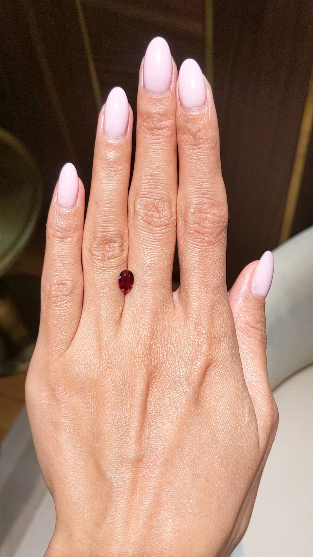 1.08 Ct. Ruby from Mozambique Size Video