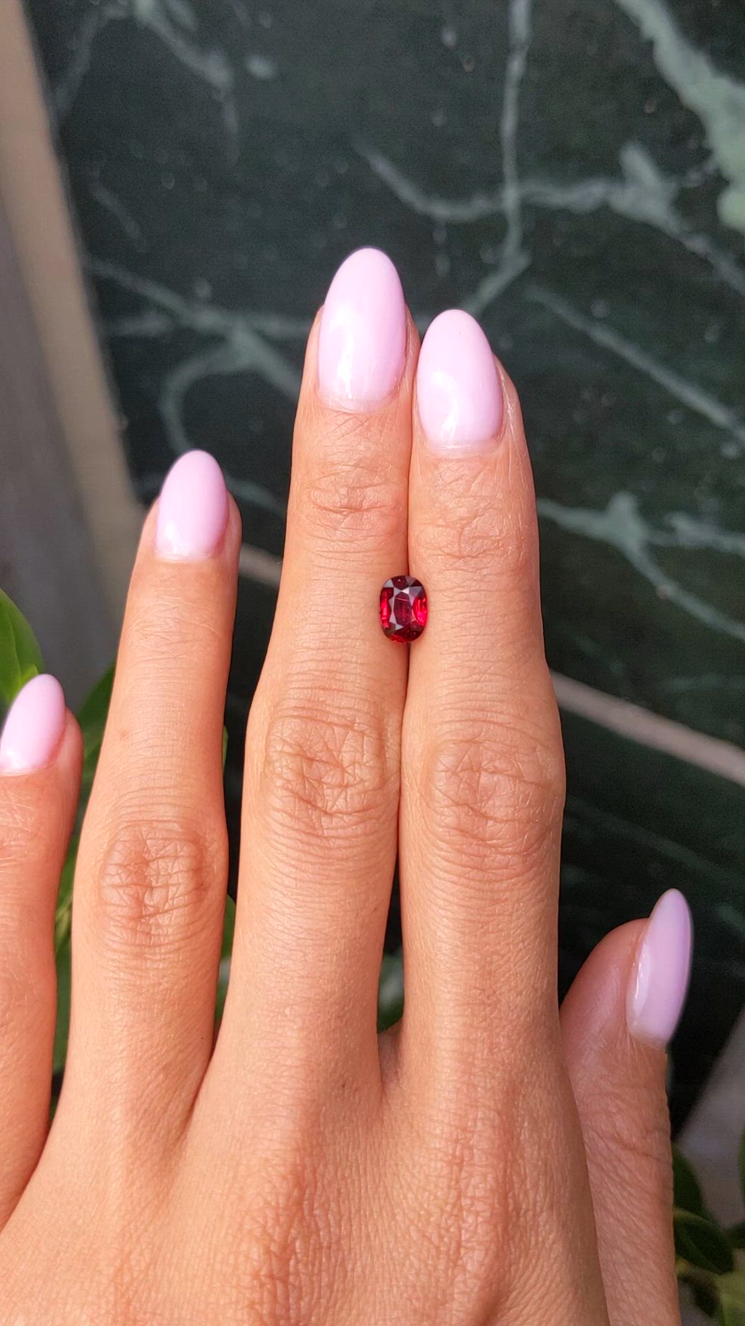 1.08 Ct. Ruby from Mozambique Size Video