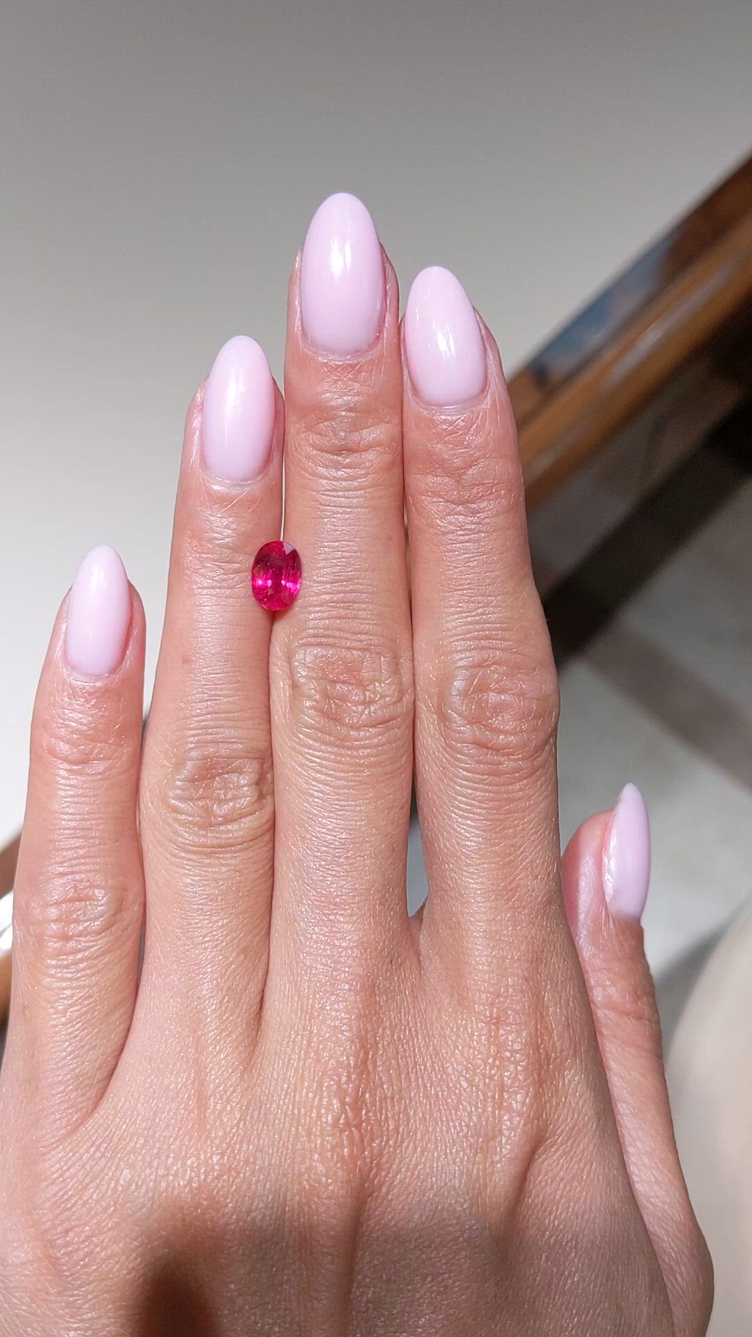 1.42 Ct. Ruby from Mozambique Size Video