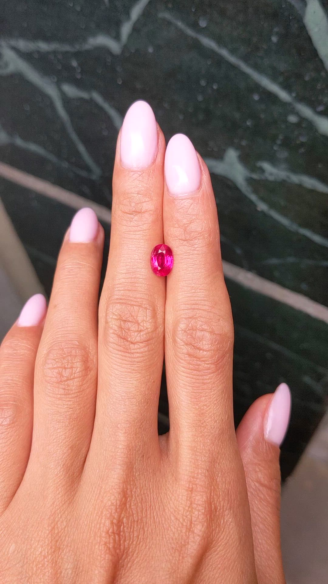 1.42 Ct. Ruby from Mozambique Size Video