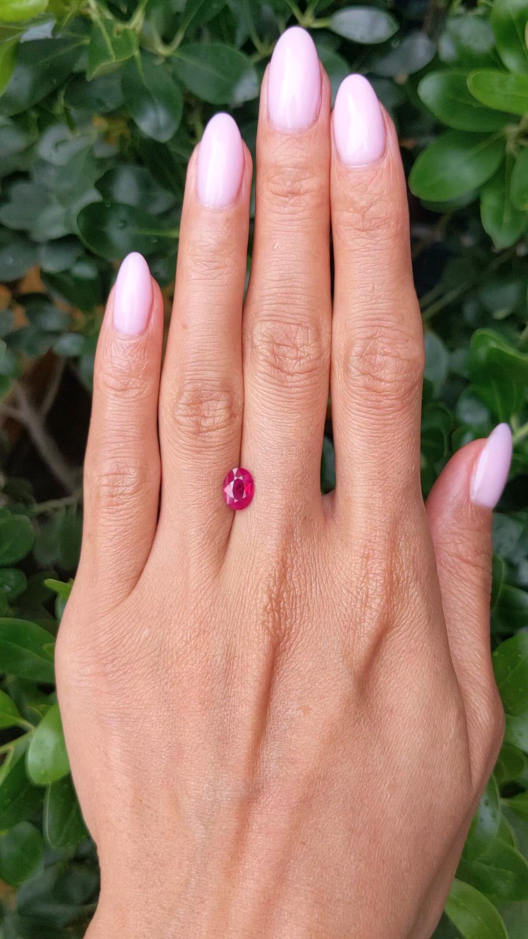 1.21 Ct. Ruby from Mozambique Size Video