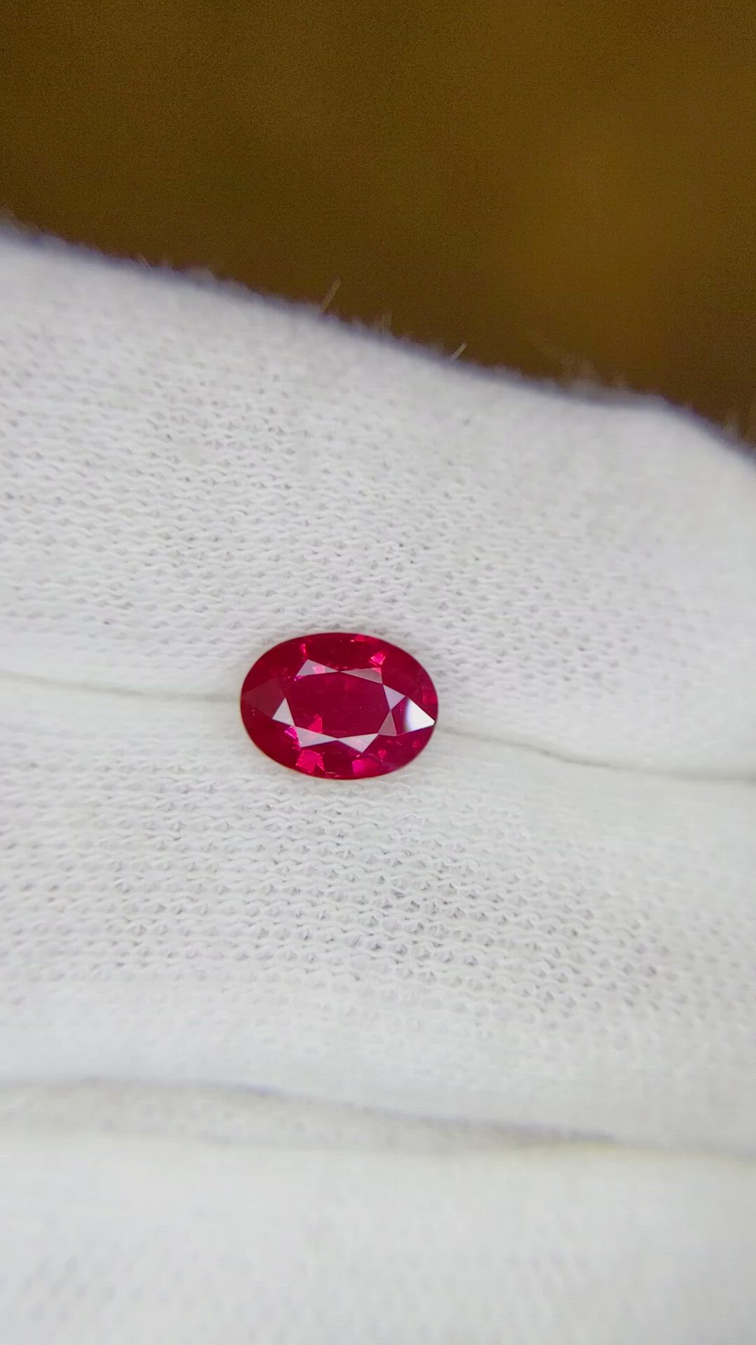 1.34 Ct. Ruby from Mozambique Size Video