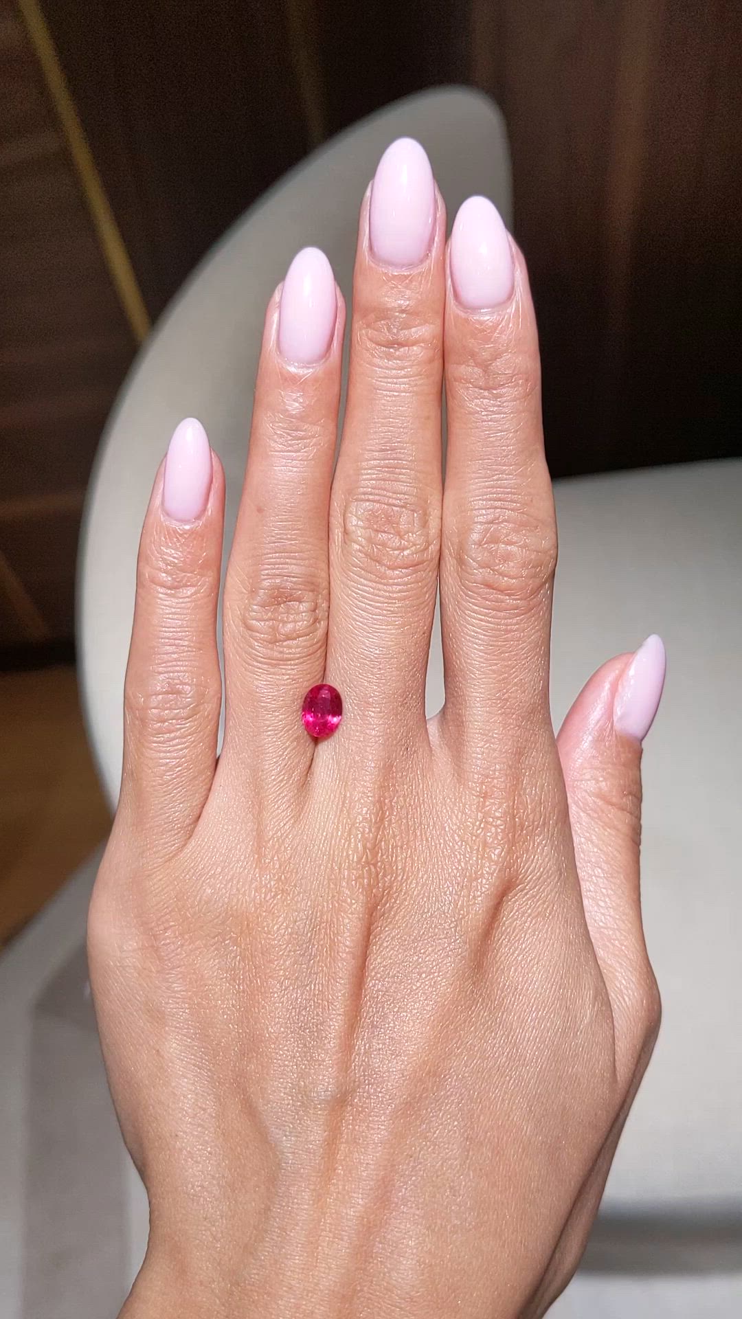 1.41 Ct. Ruby from Mozambique Size Video