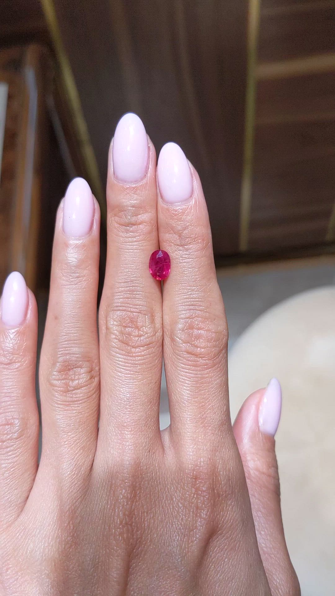 1.14 Ct. Ruby from Mozambique Size Video