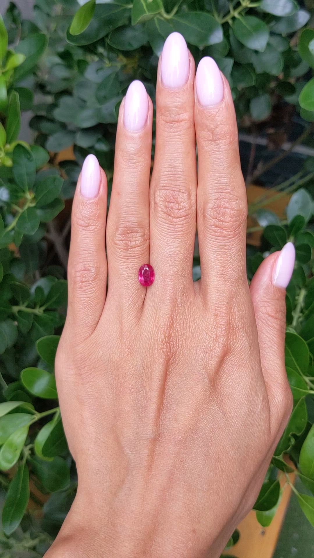 1.14 Ct. Ruby from Mozambique Size Video