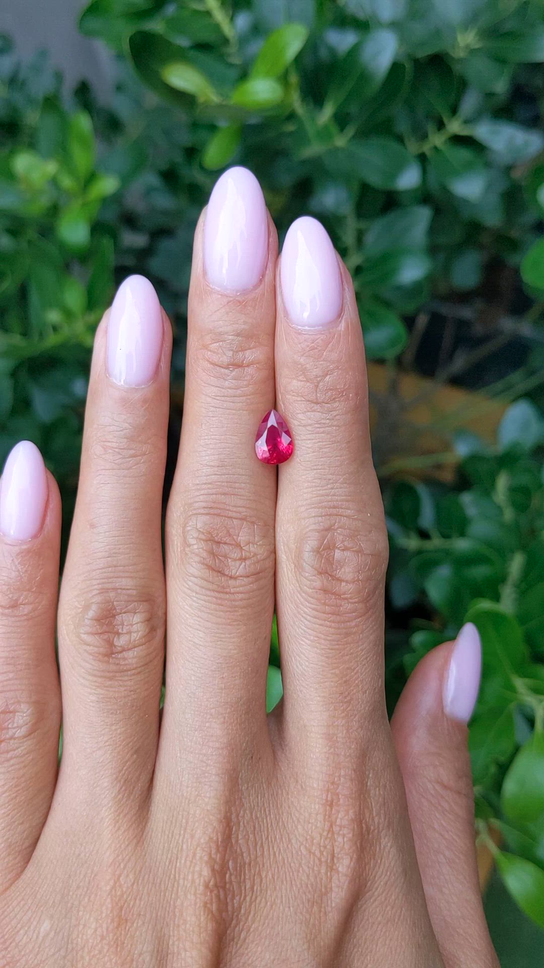 1.31 Ct. Ruby from Mozambique Size Video