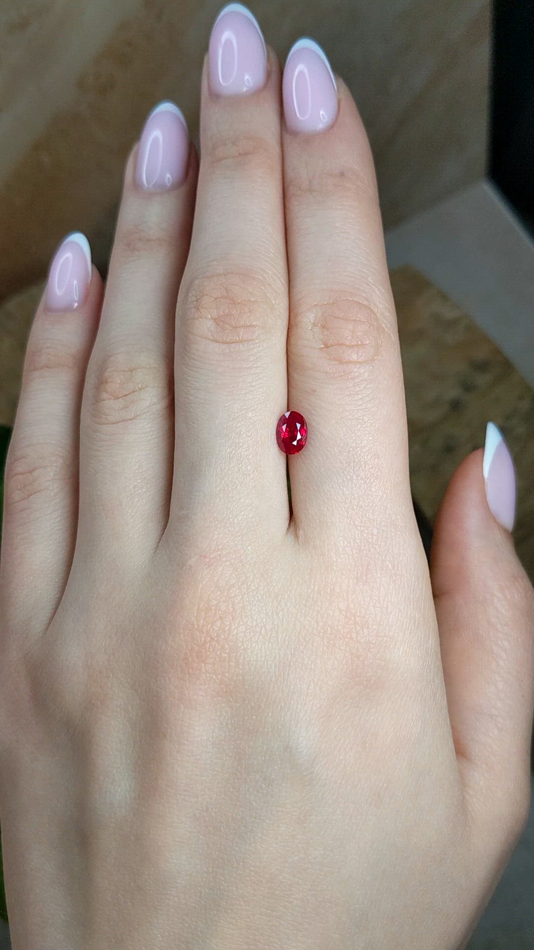 1.02 Ct. Ruby from Mozambique Size Video
