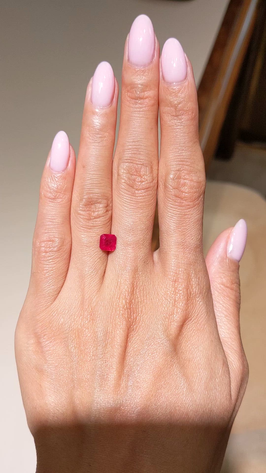 1.27 Ct. Ruby from Mozambique Size Video