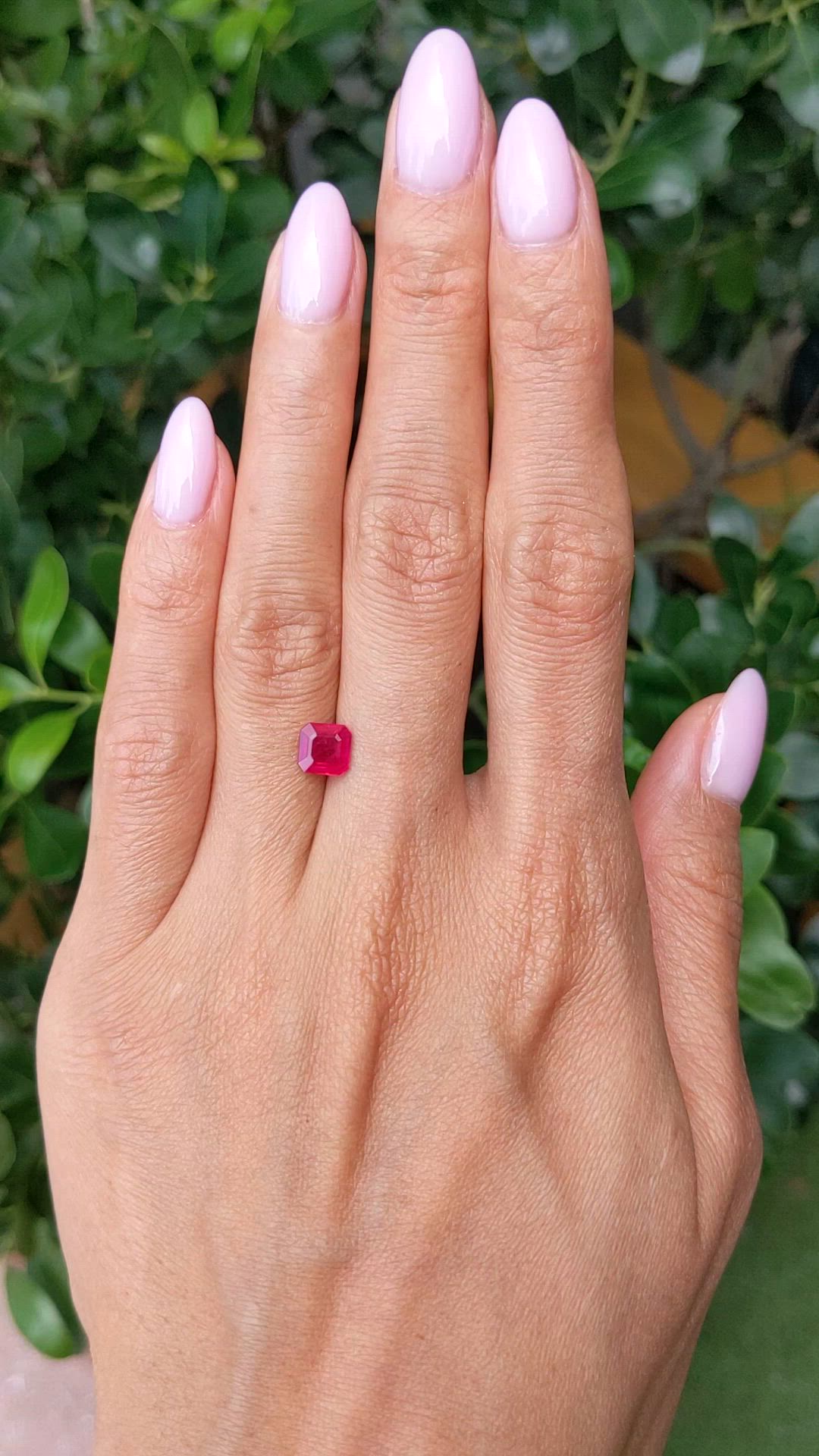 1.27 Ct. Ruby from Mozambique Size Video