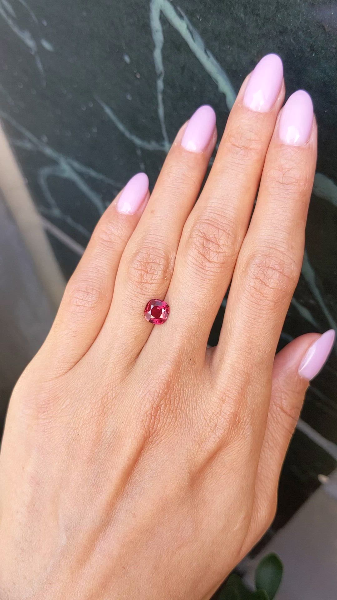 1.49 Ct. Ruby from Mozambique Size Video