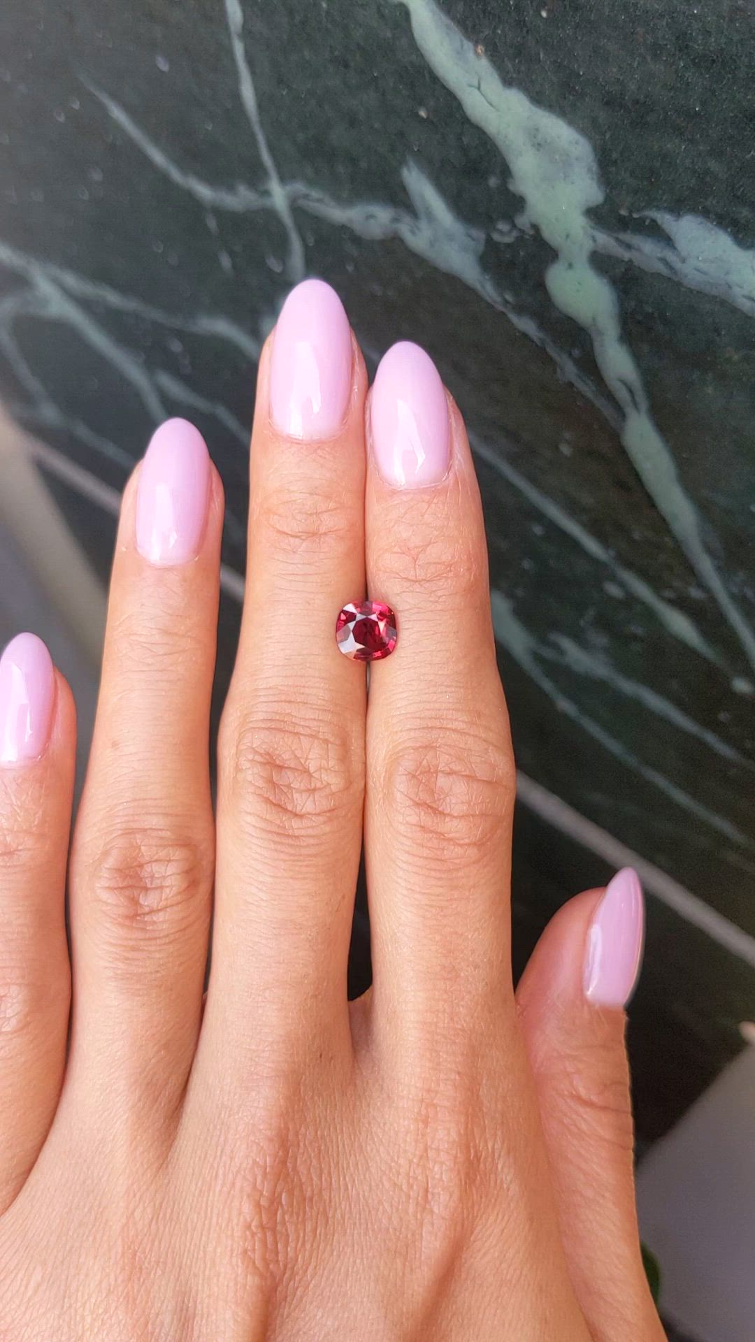 1.36 Ct. Ruby from Mozambique Size Video