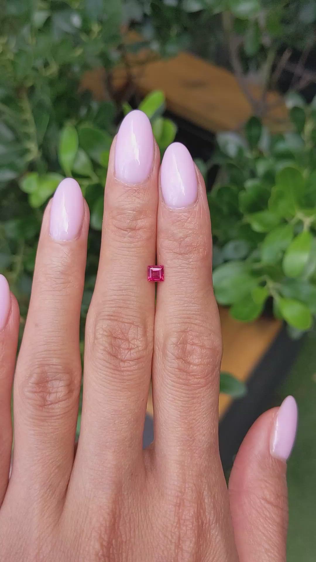 0.38 Ct. Ruby from Mozambique Size Video