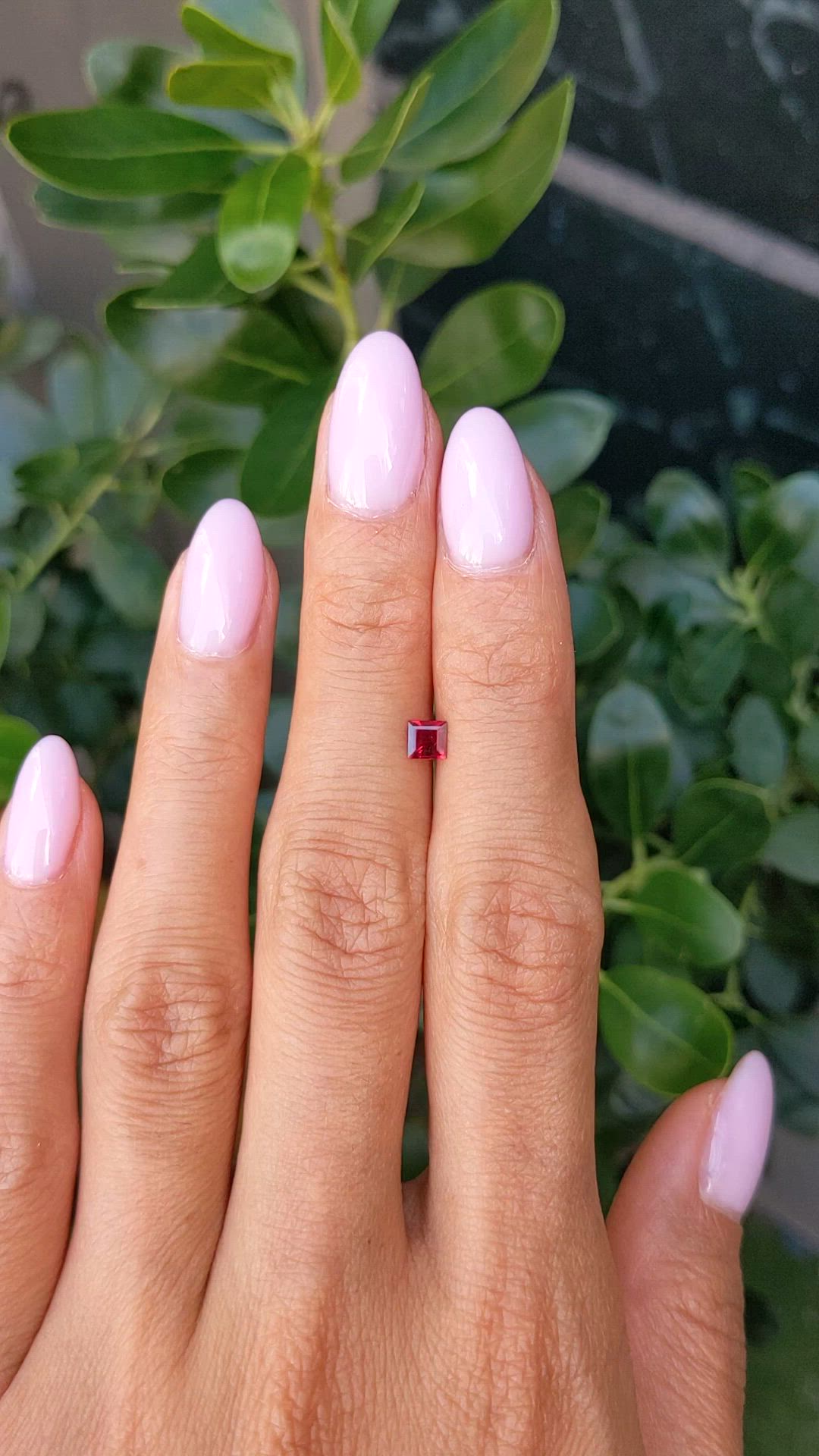 0.33 Ct. Ruby from Mozambique Size Video