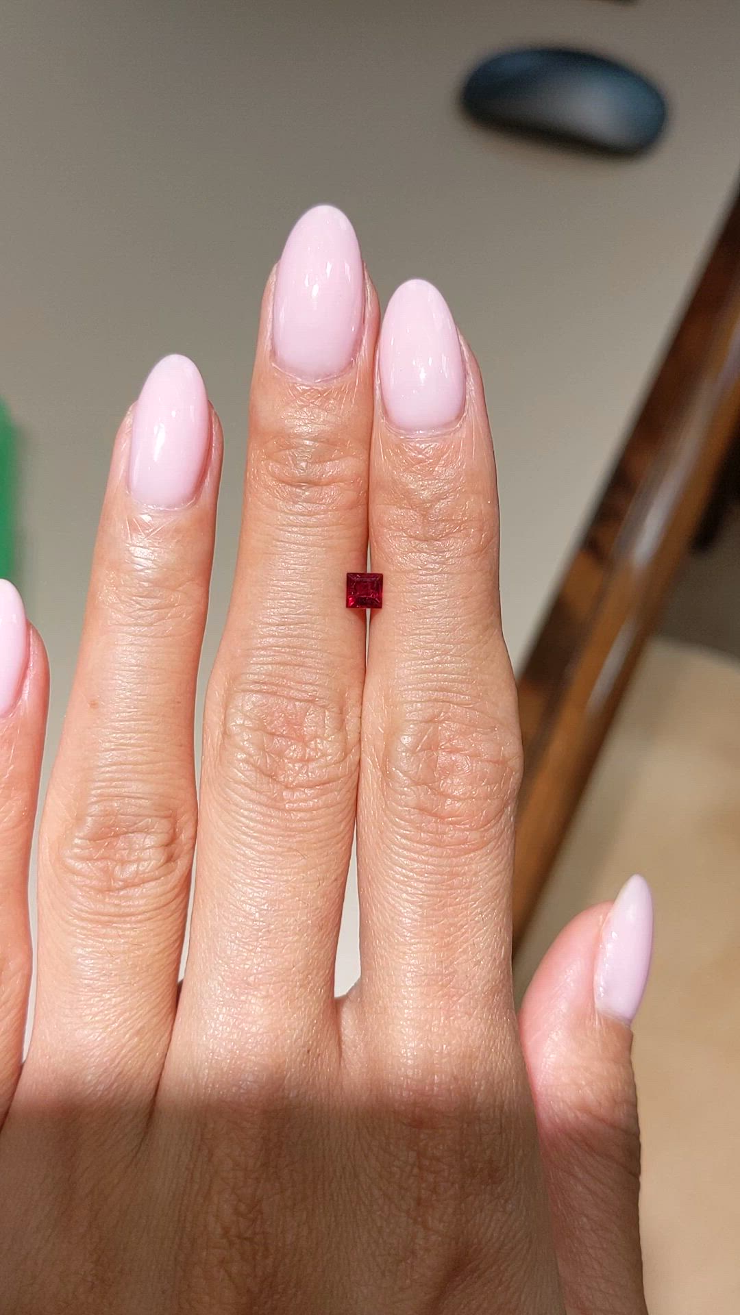 0.33 Ct. Ruby from Mozambique Size Video