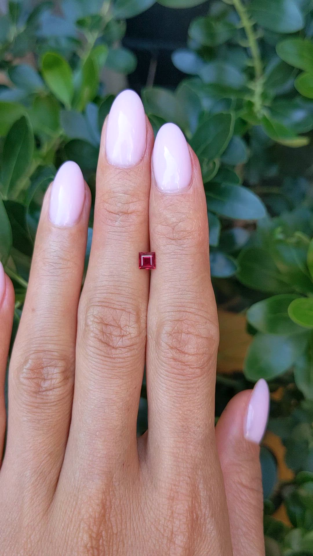 0.38 Ct. Ruby from Mozambique Size Video