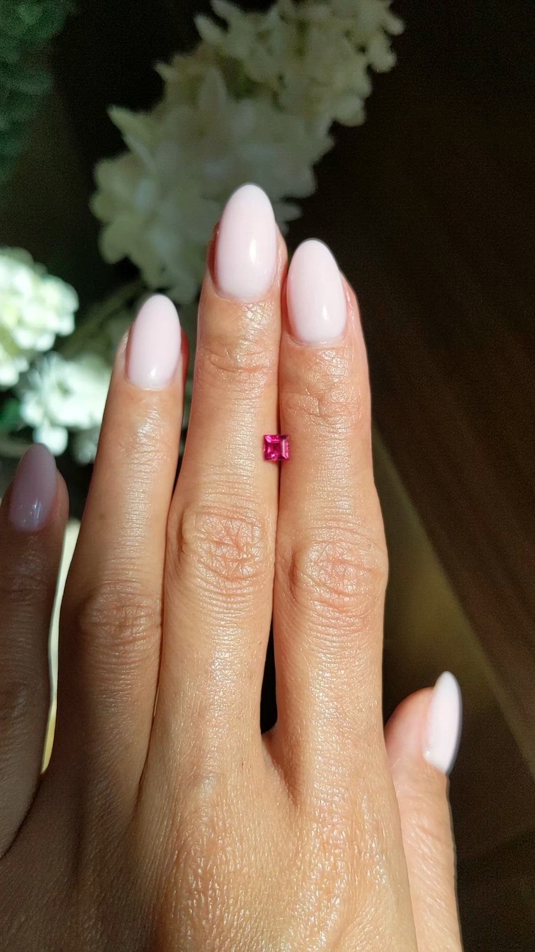 0.41 Ct. Ruby from Mozambique Size Video