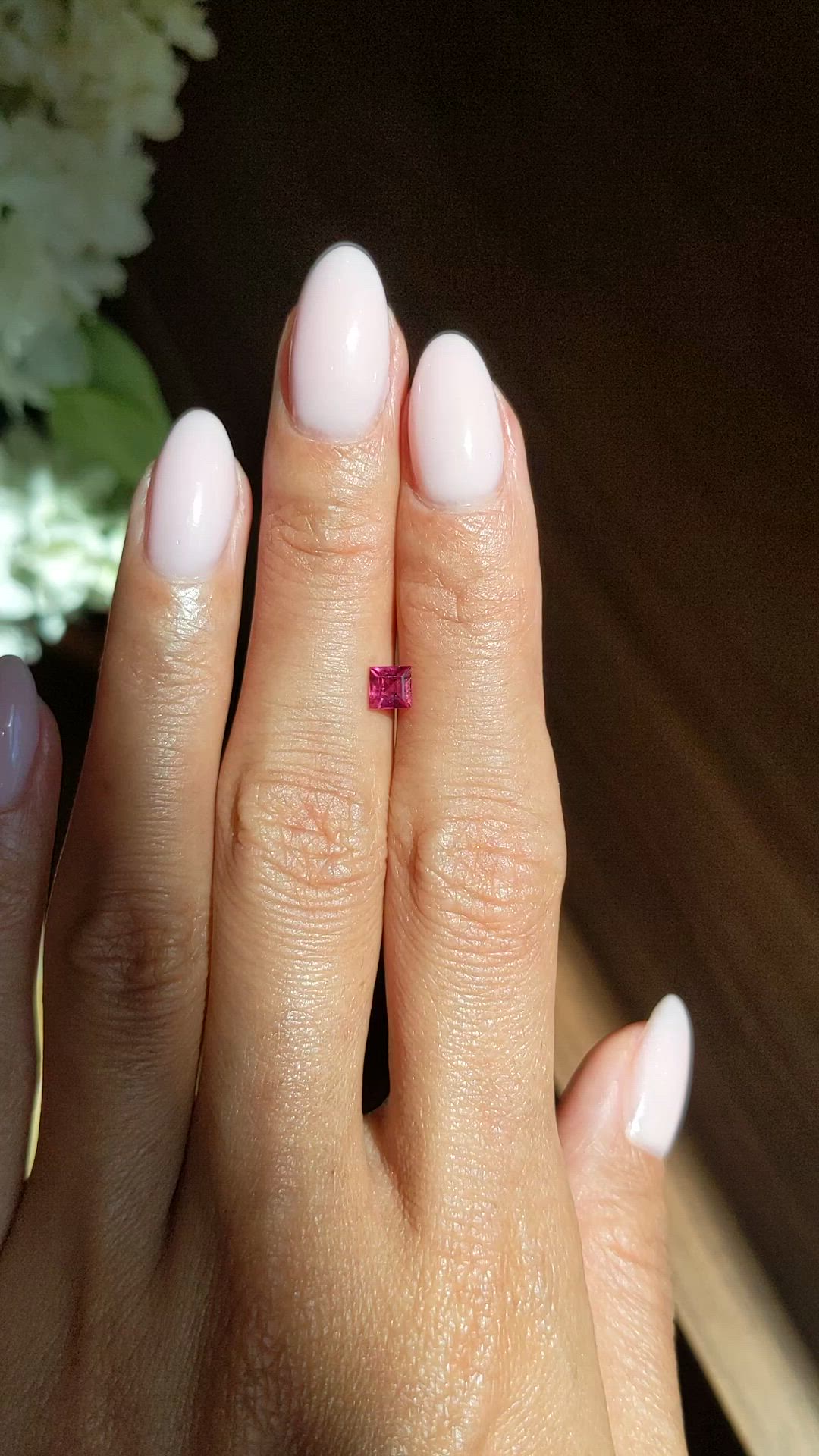 0.45 Ct. Ruby from Mozambique Size Video