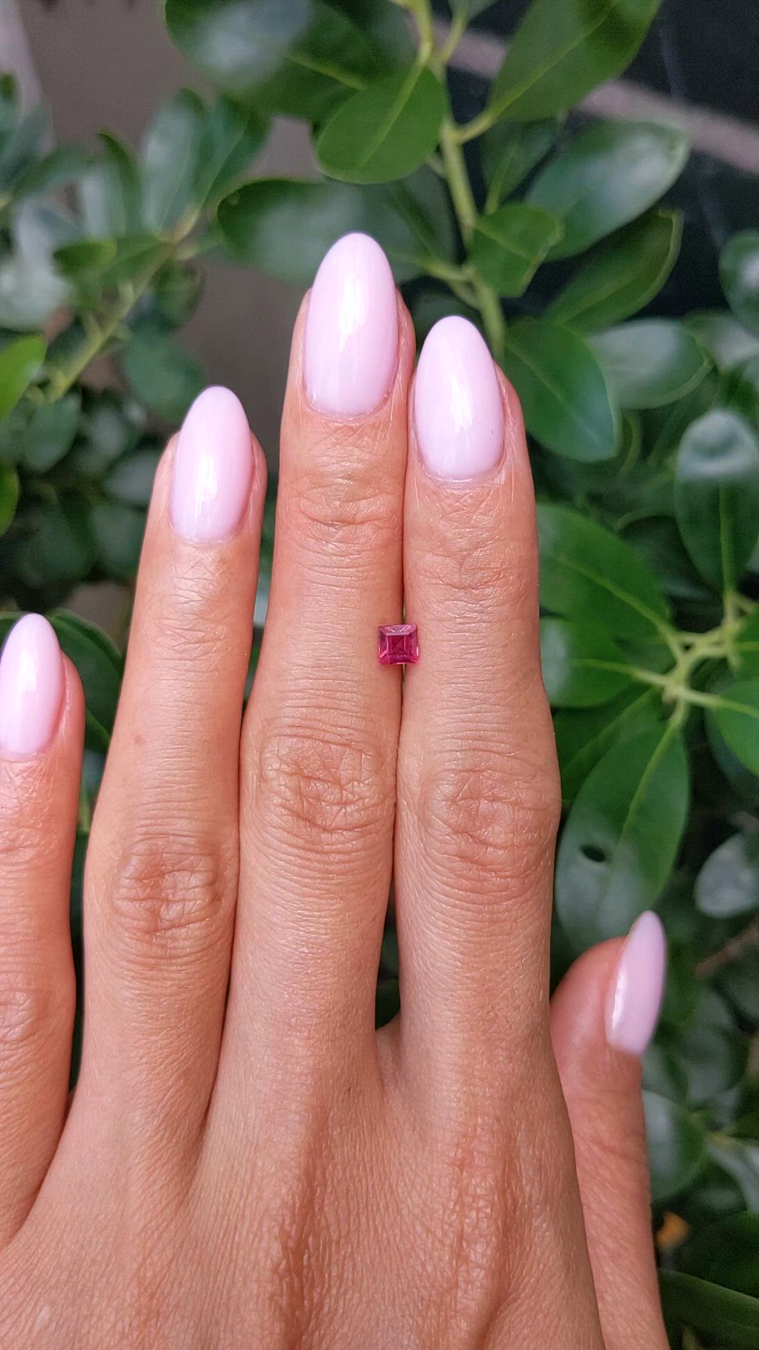 0.45 Ct. Ruby from Mozambique Size Video