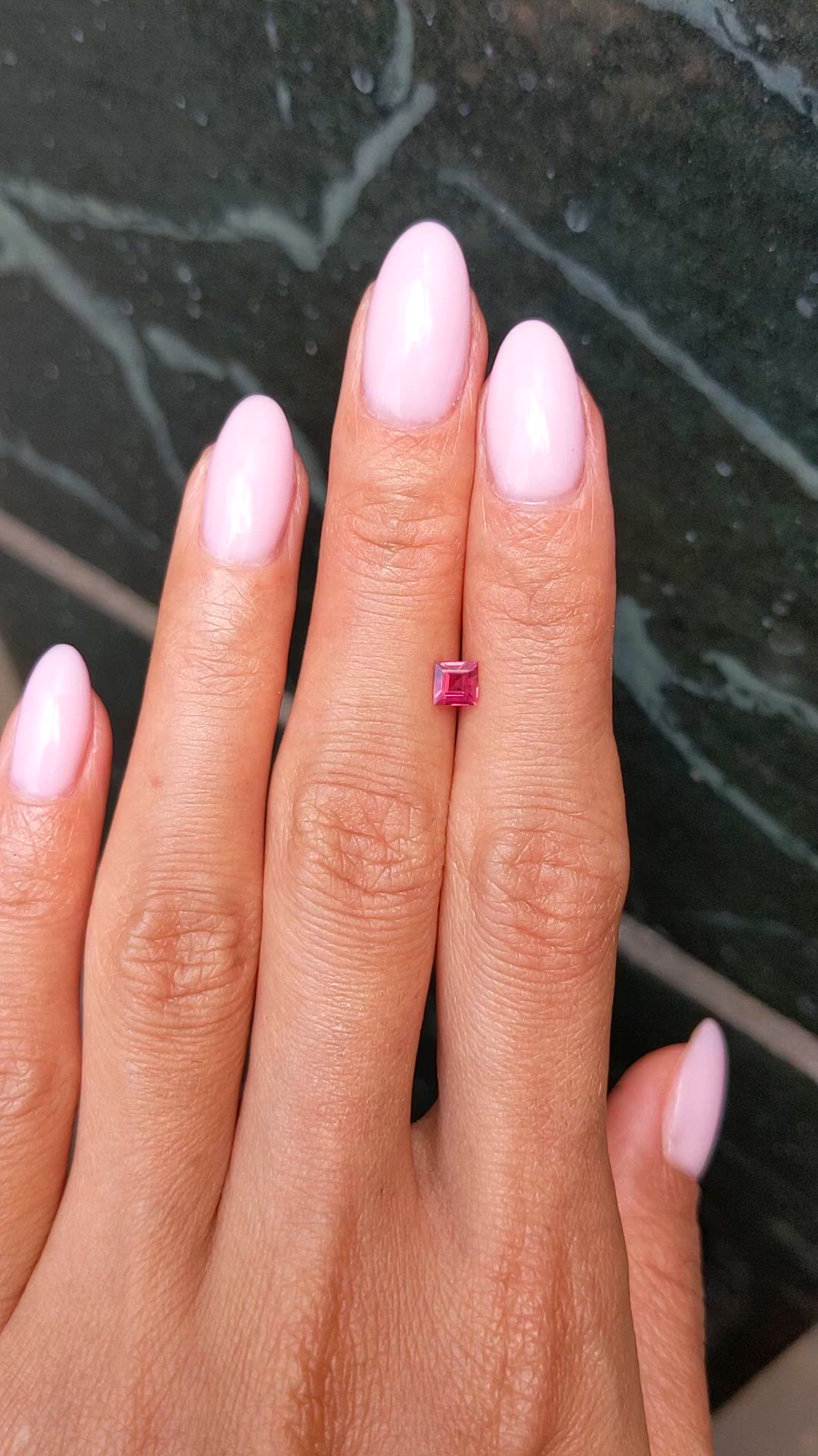 0.45 Ct. Ruby from Mozambique Size Video