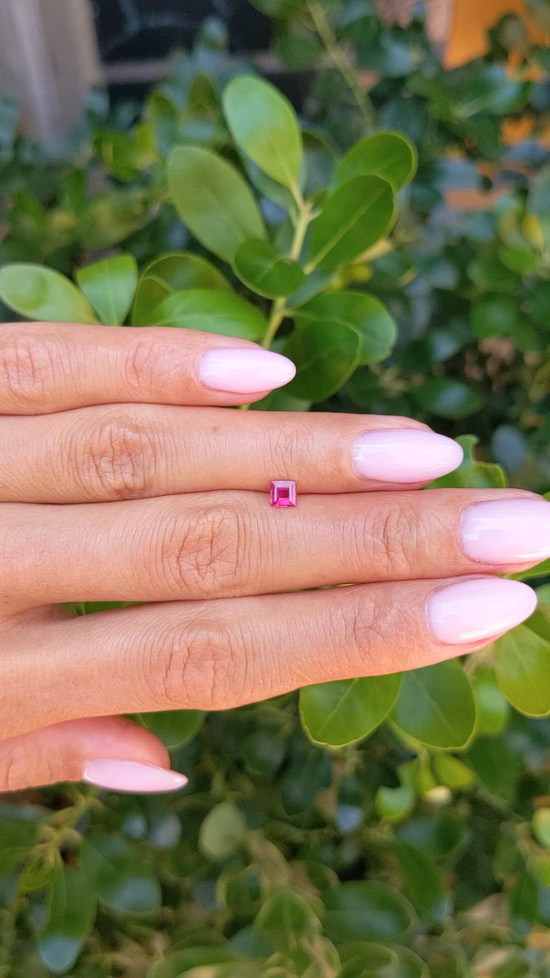 0.37 Ct. Ruby from Mozambique Size Video