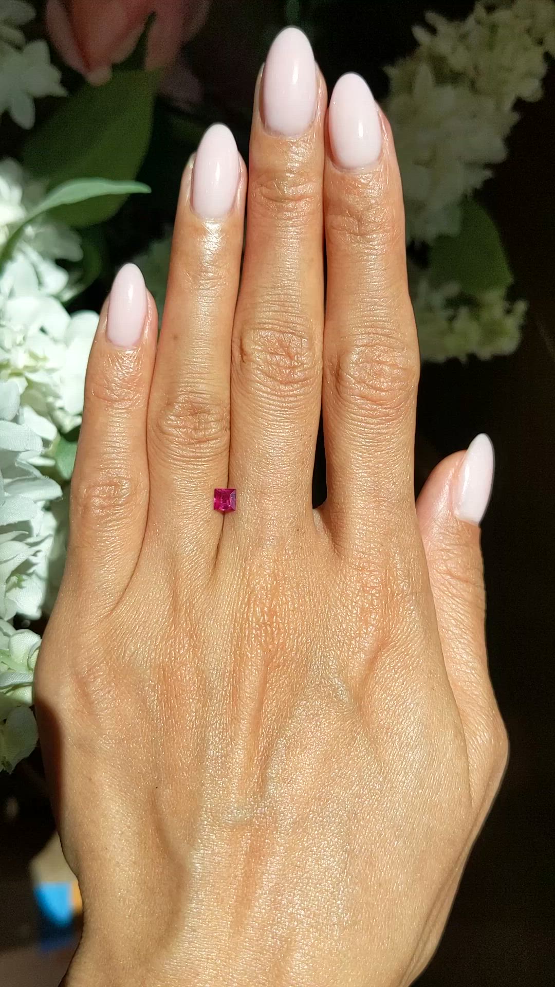 0.37 Ct. Ruby from Mozambique Size Video