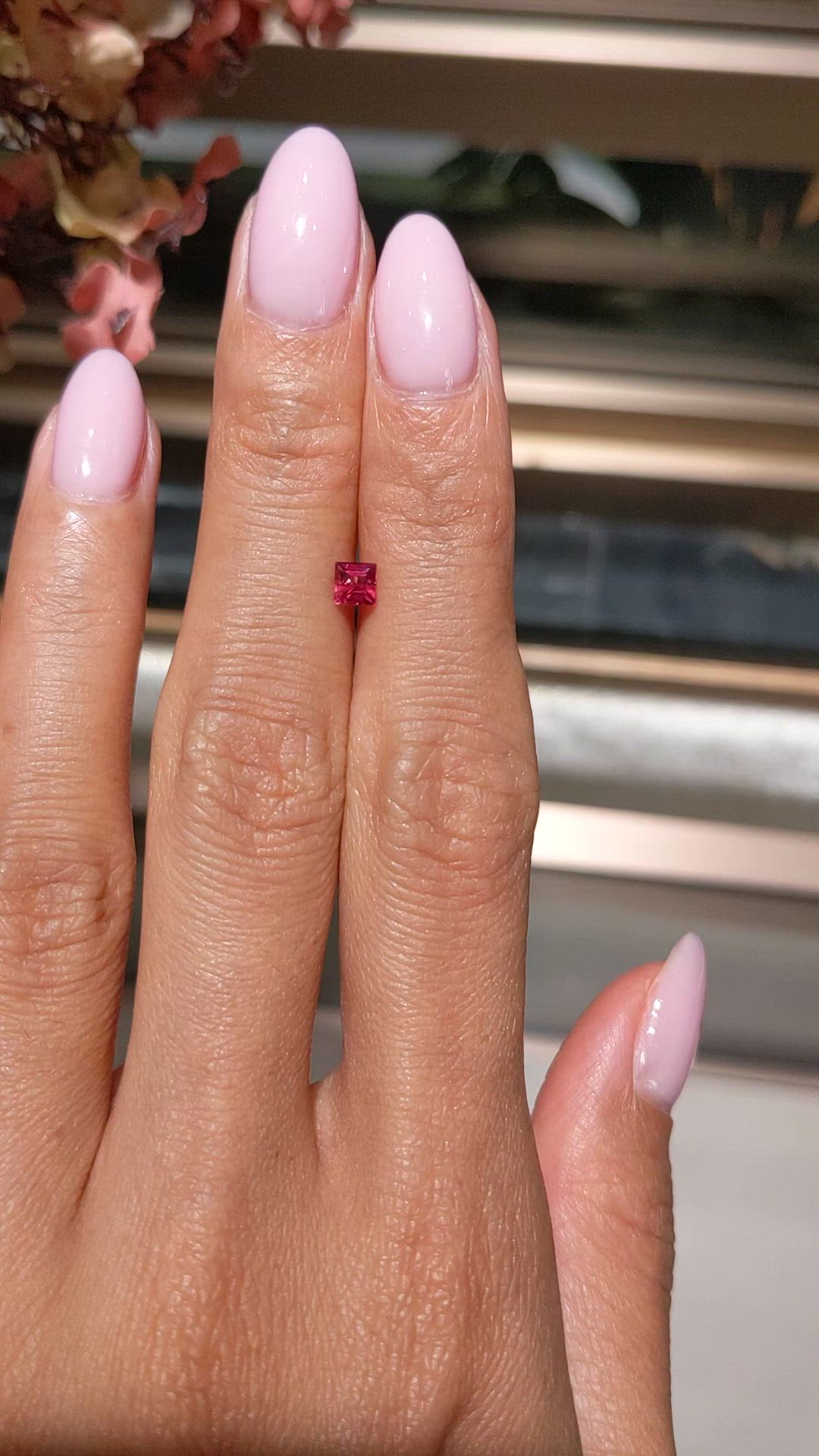 0.35 Ct. Ruby from Mozambique Size Video