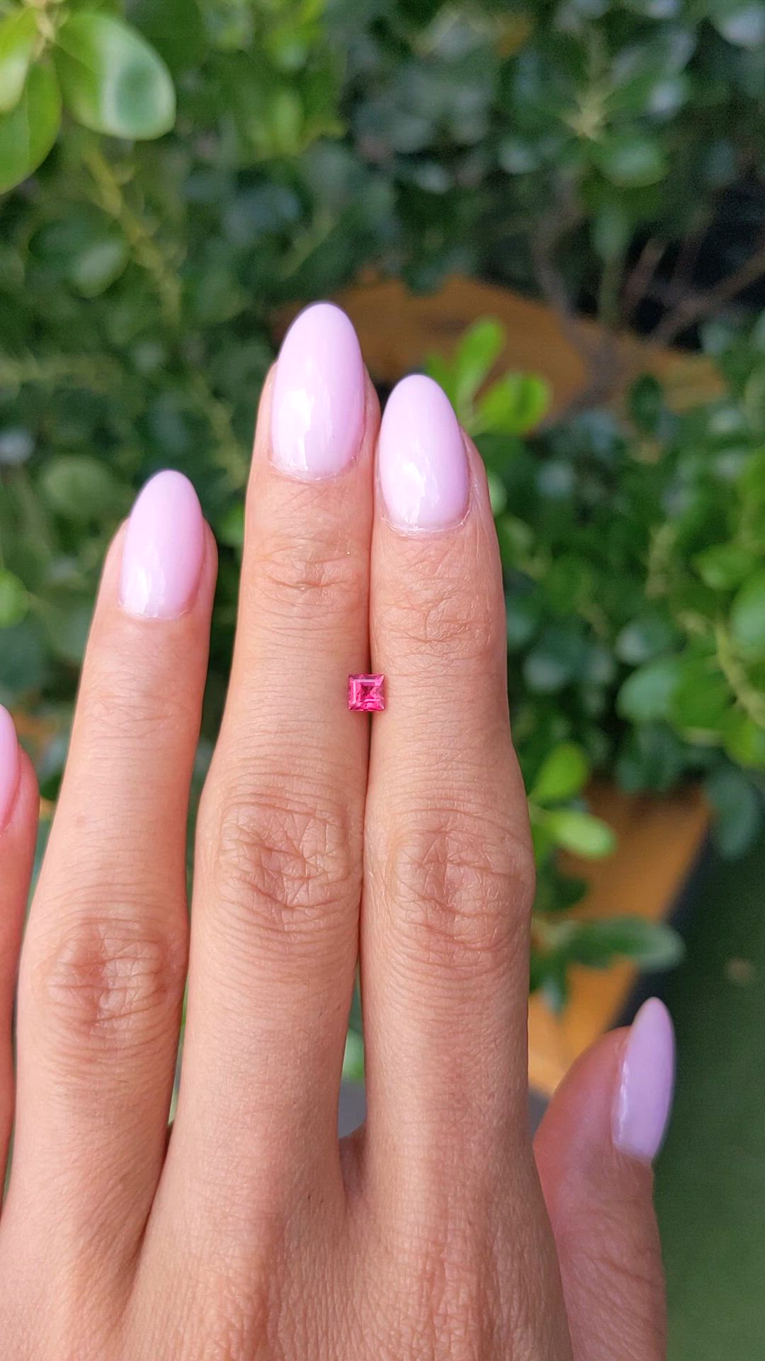 0.35 Ct. Ruby from Mozambique Size Video