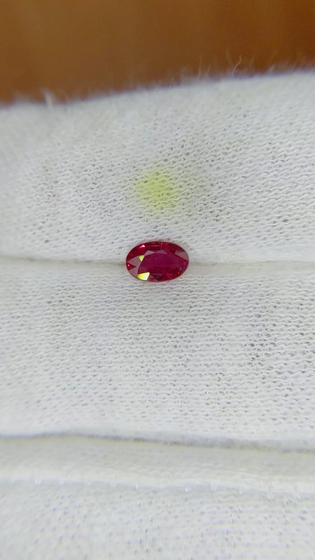 0.47 Ct. Ruby from Thailand Size Video