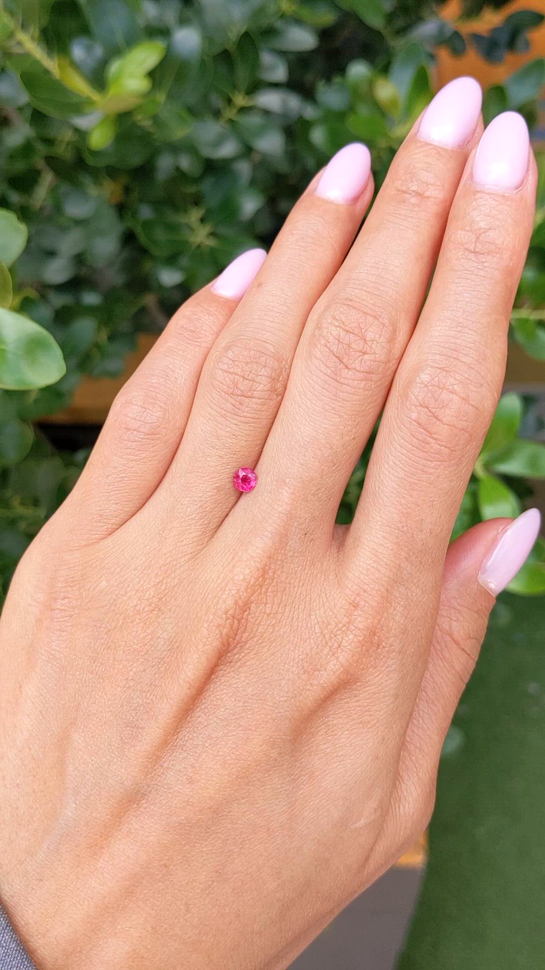 0.37 Ct. Ruby from Mozambique Size Video