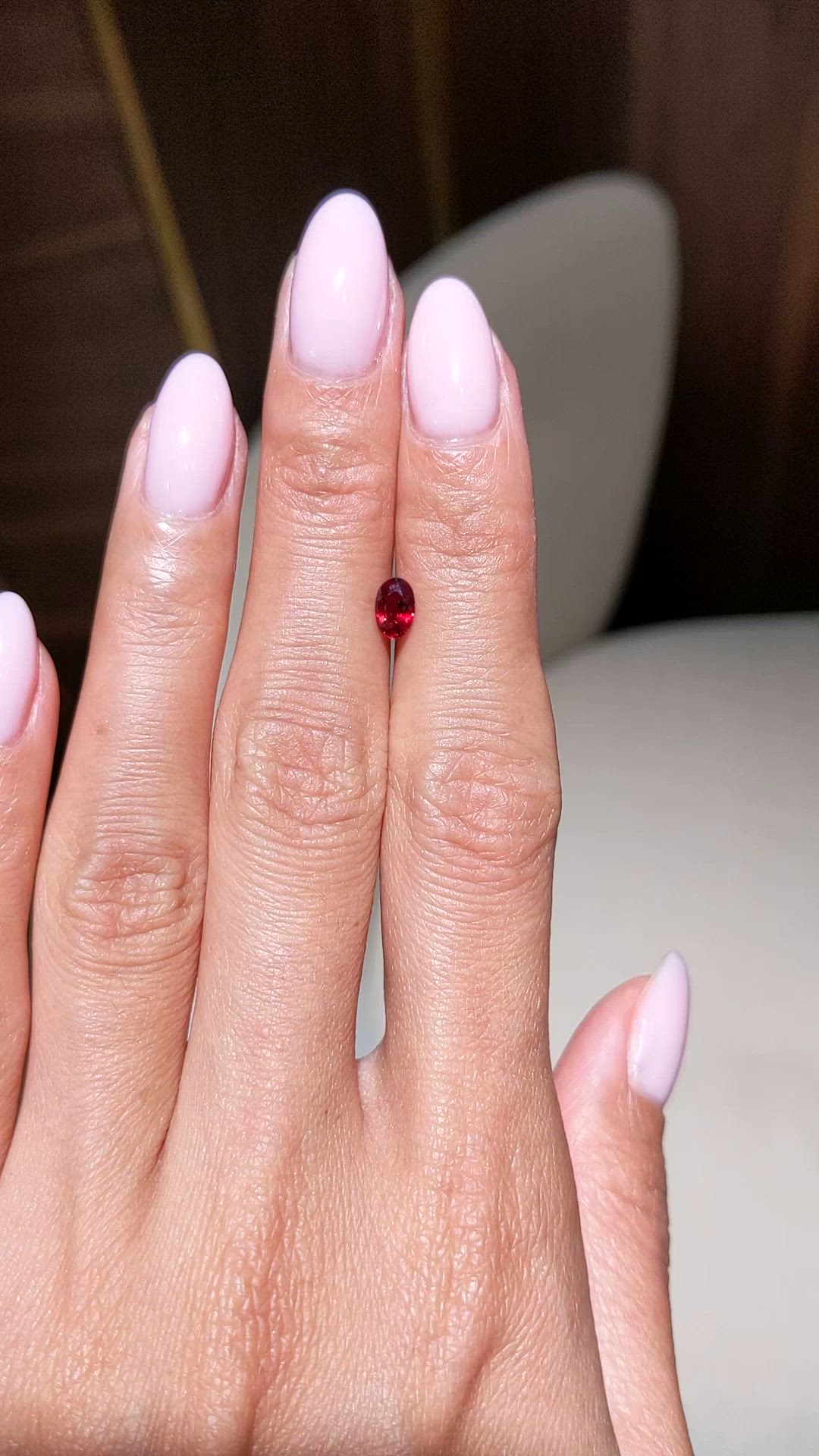 0.55 Ct. Ruby from Thailand Size Video