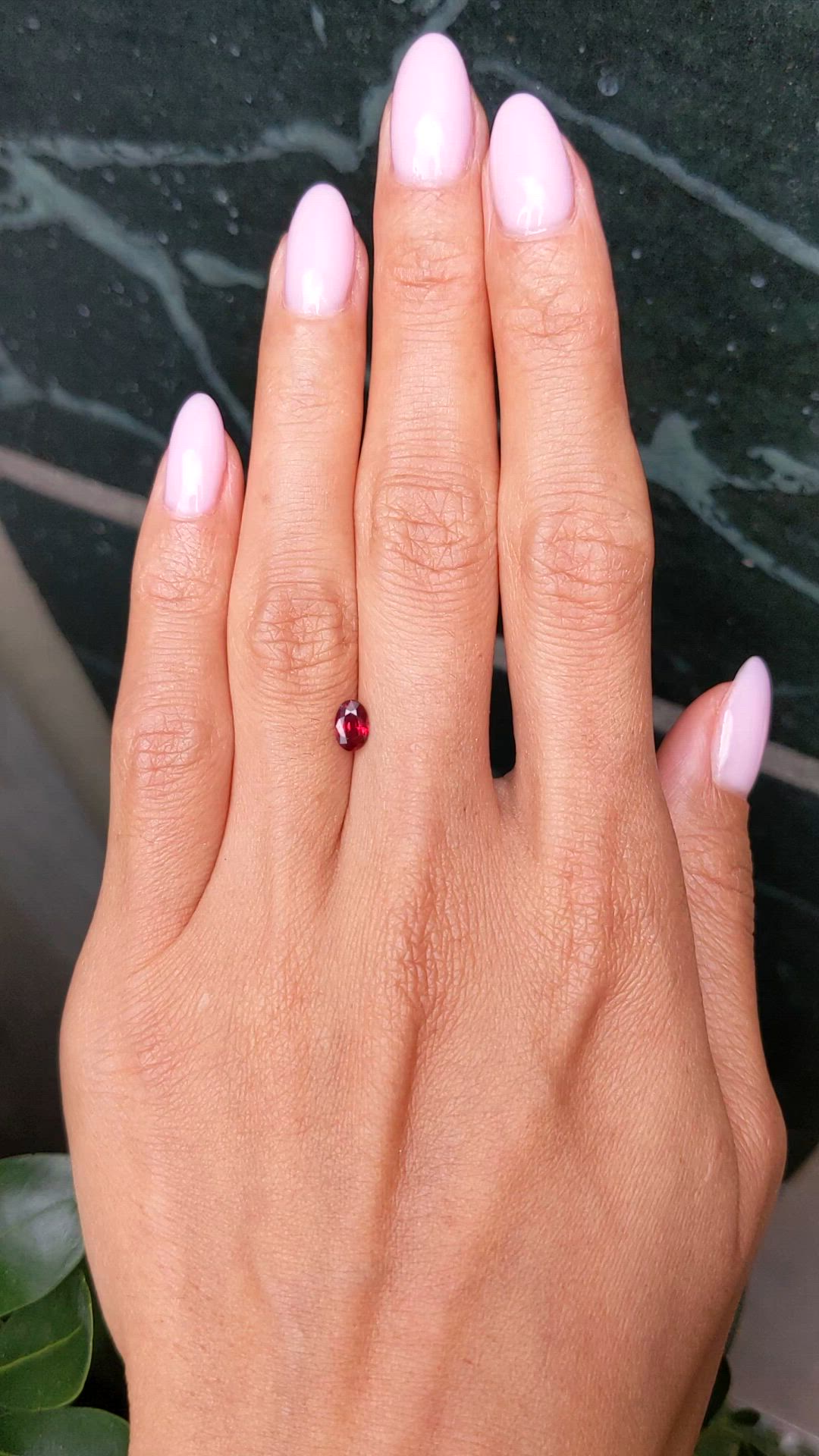 0.55 Ct. Ruby from Thailand Size Video