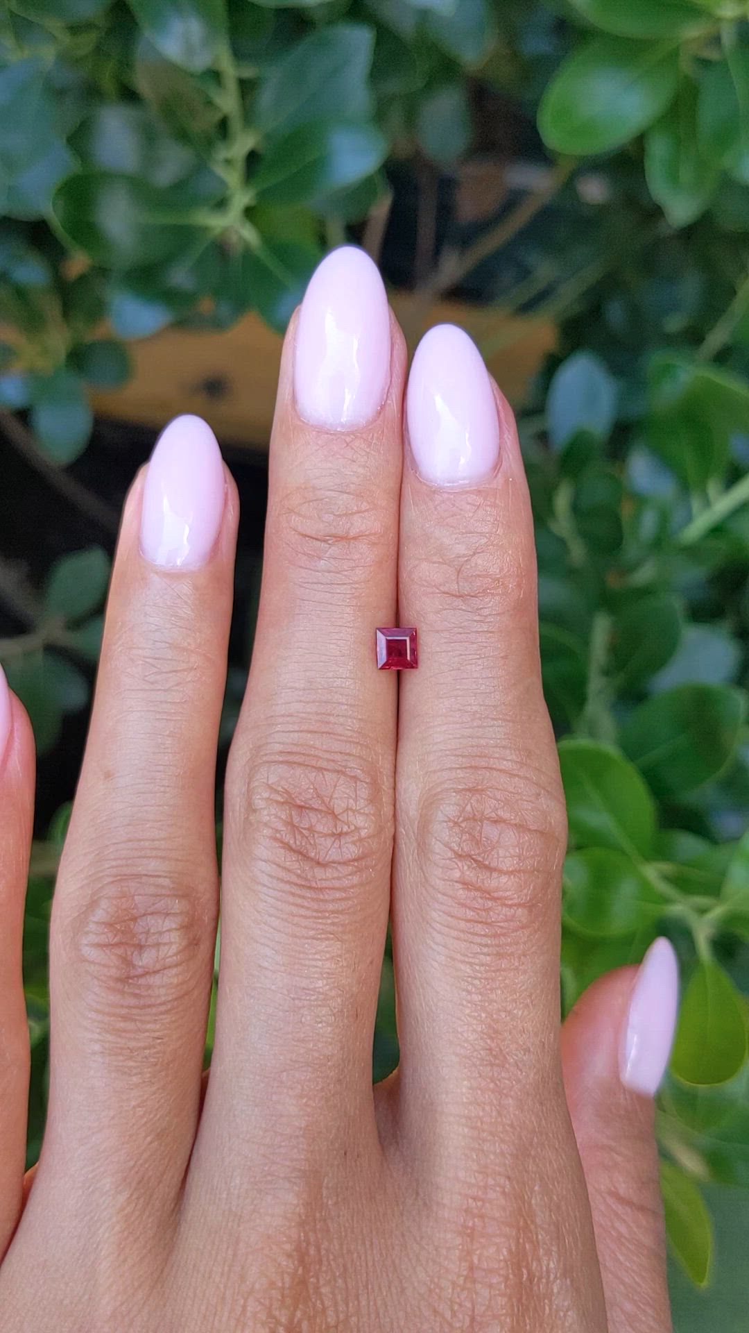 0.41 Ct. Ruby from Mozambique Size Video