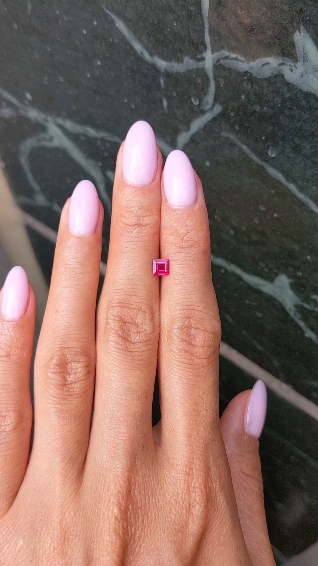 0.48 Ct. Ruby from Mozambique Size Video