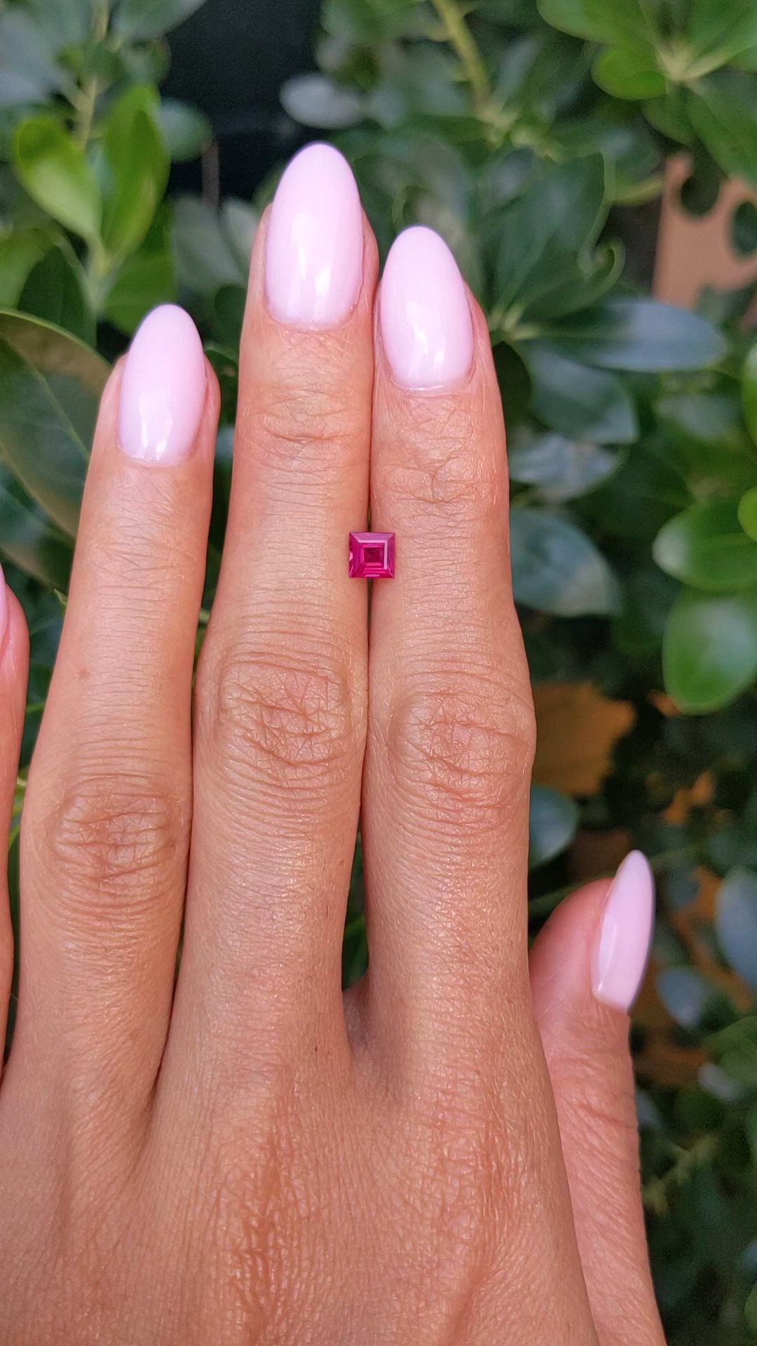 0.48 Ct. Ruby from Mozambique Size Video