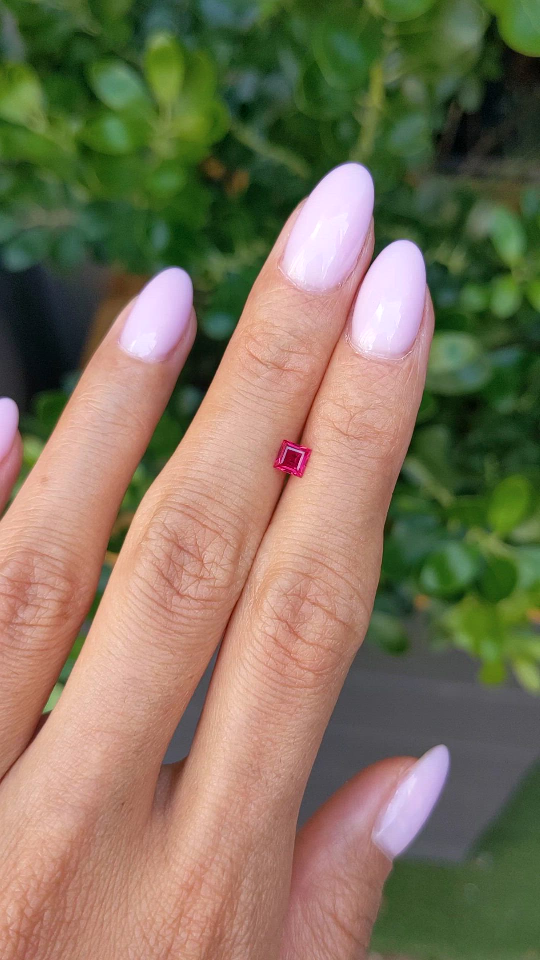 0.36 Ct. Ruby from Mozambique Size Video