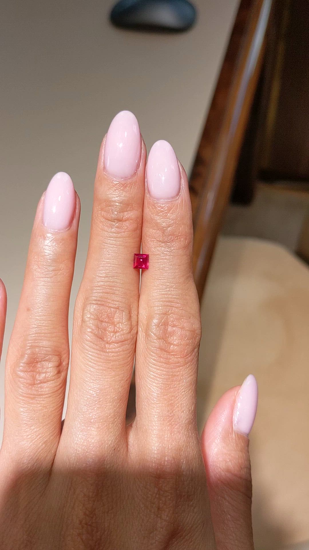 0.36 Ct. Ruby from Mozambique Size Video