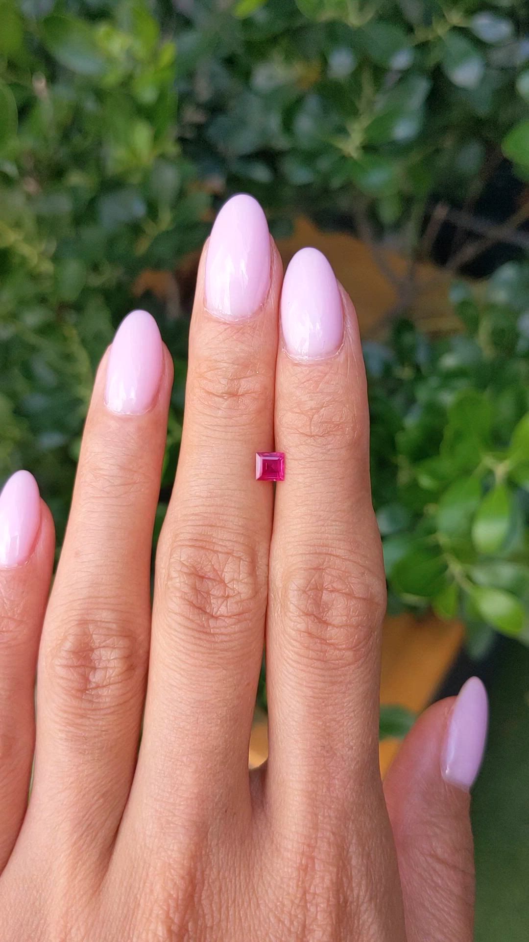 0.45 Ct. Ruby from Mozambique Size Video