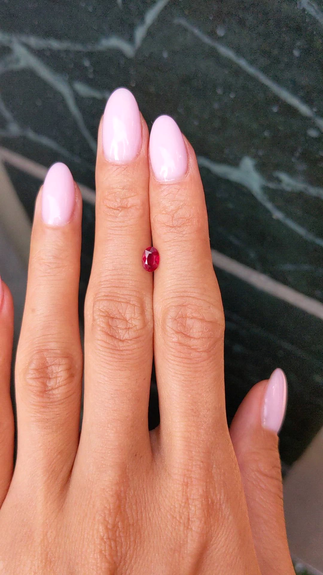 0.60 Ct. Ruby from Thailand Size Video