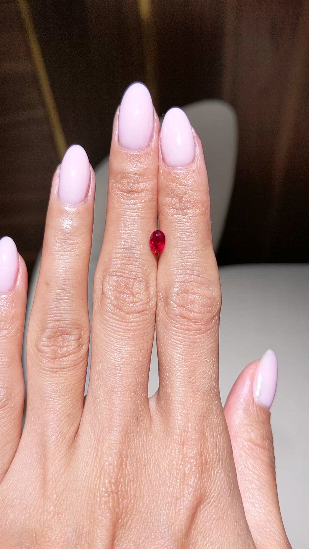 0.60 Ct. Ruby from Thailand Size Video