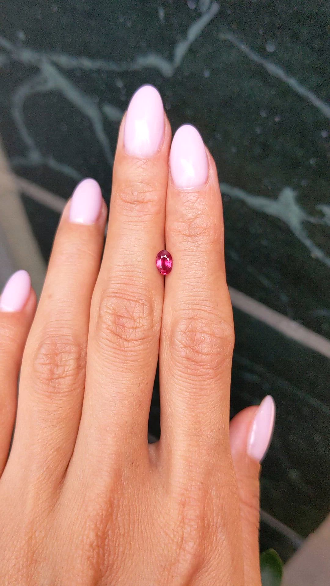 0.50 Ct. Ruby from Thailand Size Video