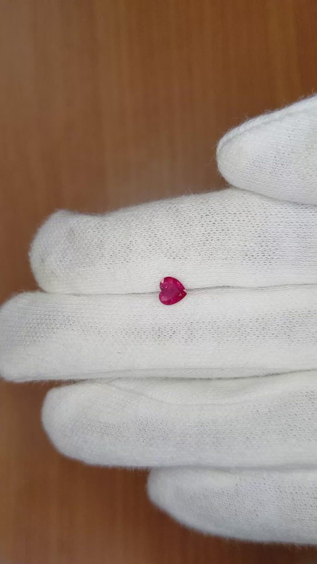 0.47 Ct. Ruby from Mozambique Size Video