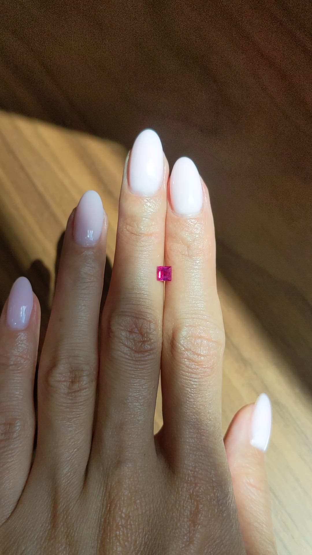 0.38 Ct. Ruby from Mozambique Size Video