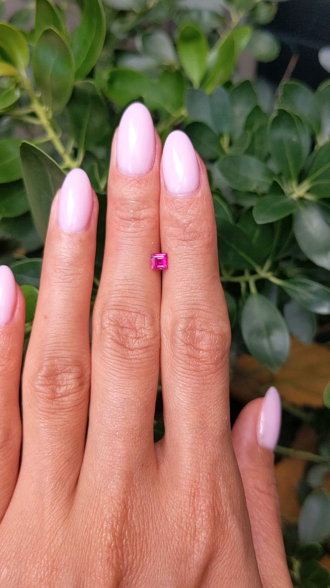 0.38 Ct. Ruby from Mozambique Size Video