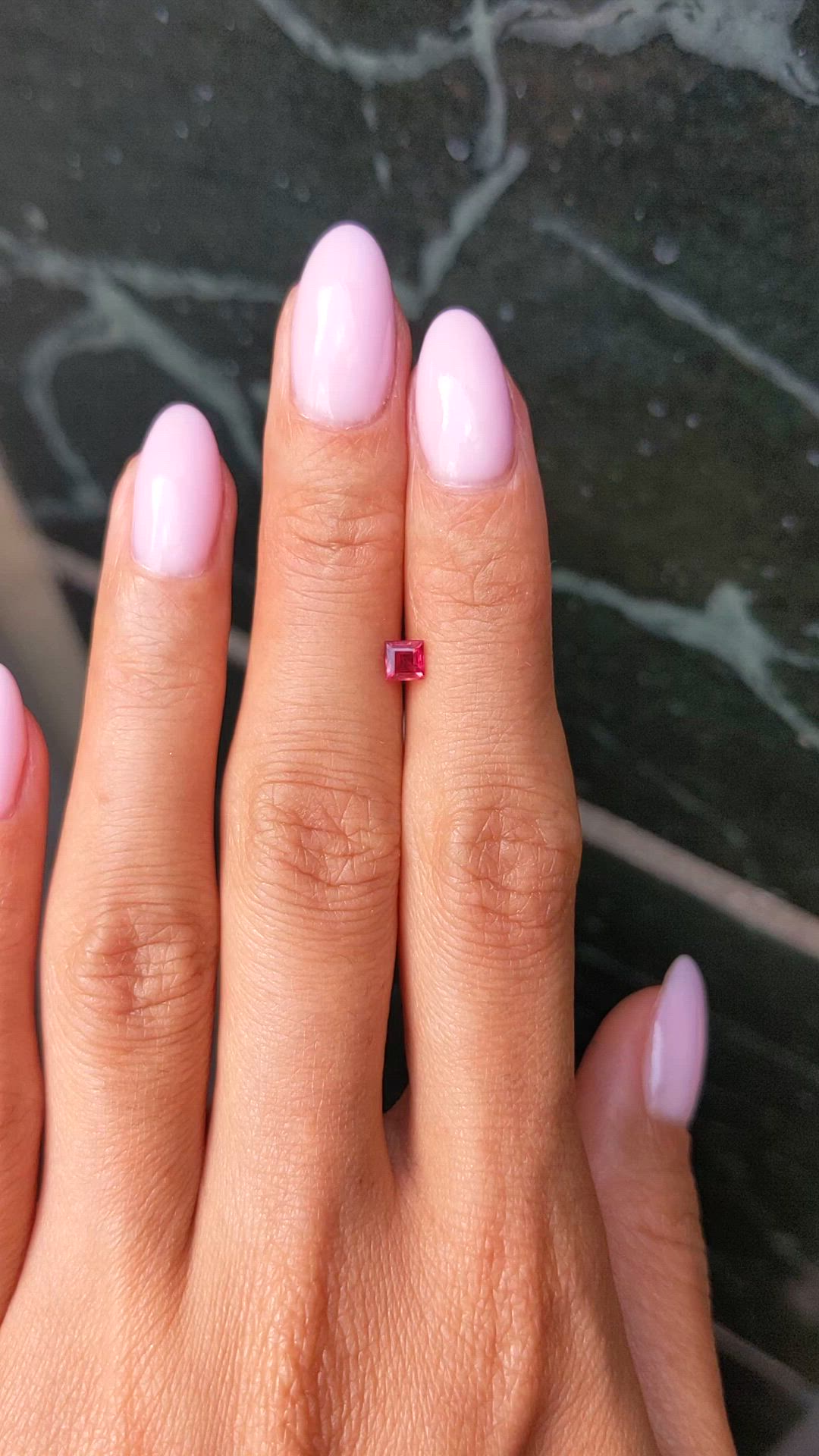 0.39 Ct. Ruby from Mozambique Size Video
