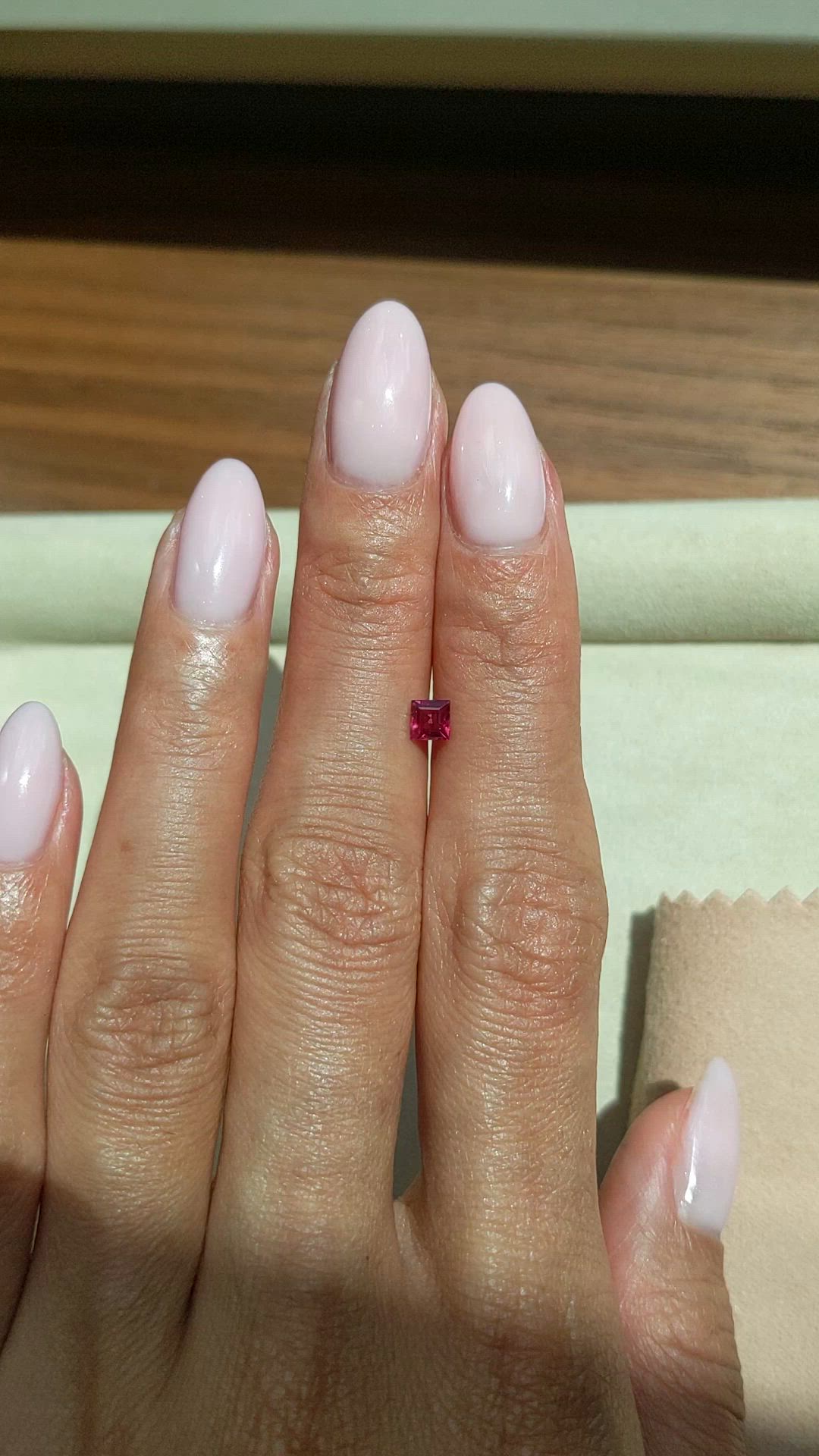 0.39 Ct. Ruby from Mozambique Size Video