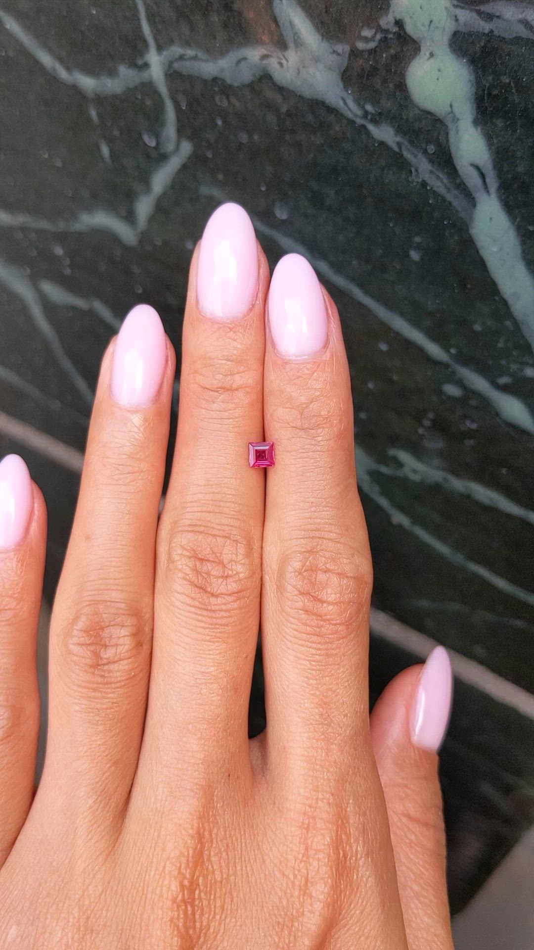 0.34 Ct. Ruby from Mozambique Size Video