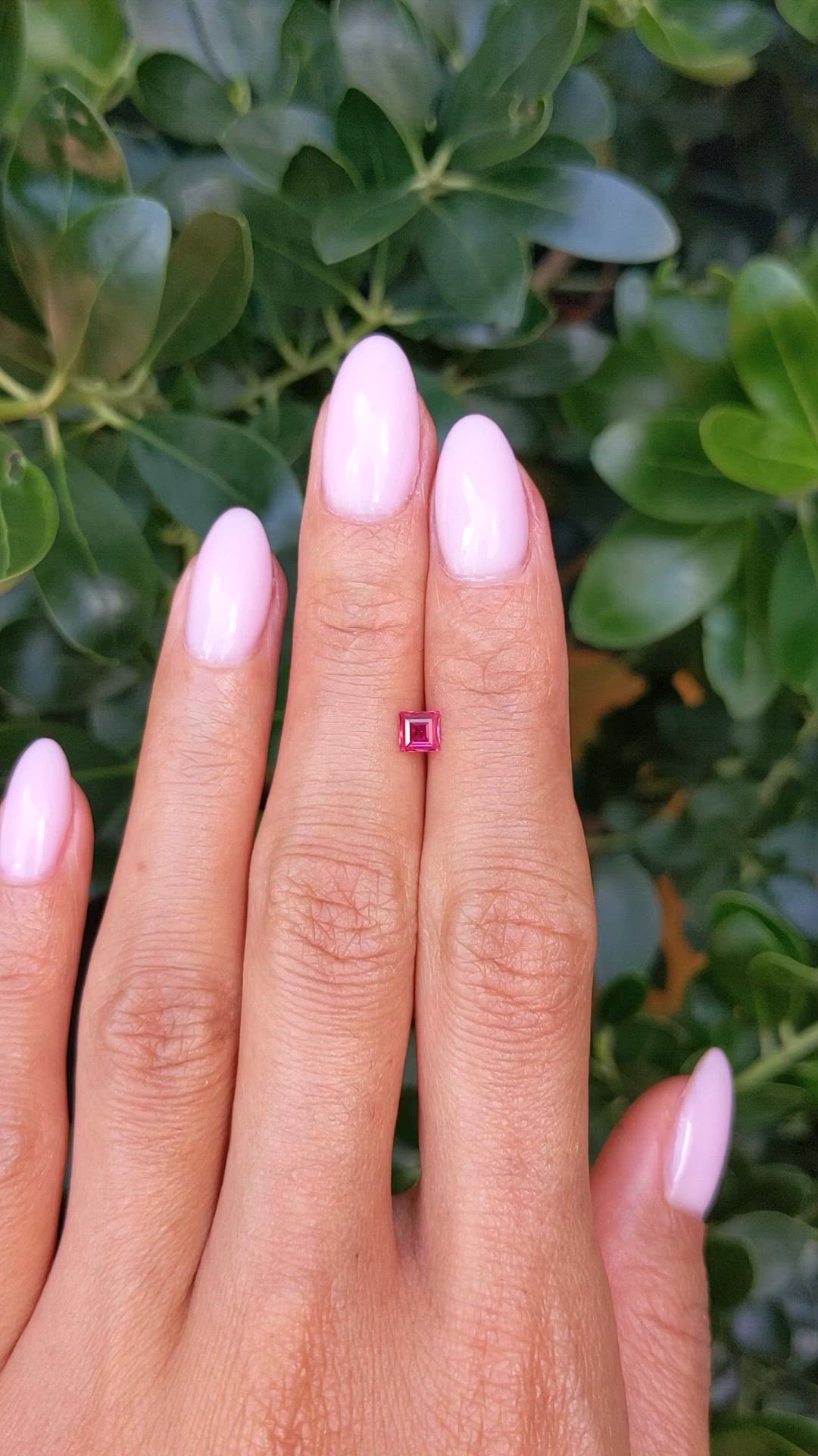 0.34 Ct. Ruby from Mozambique Size Video